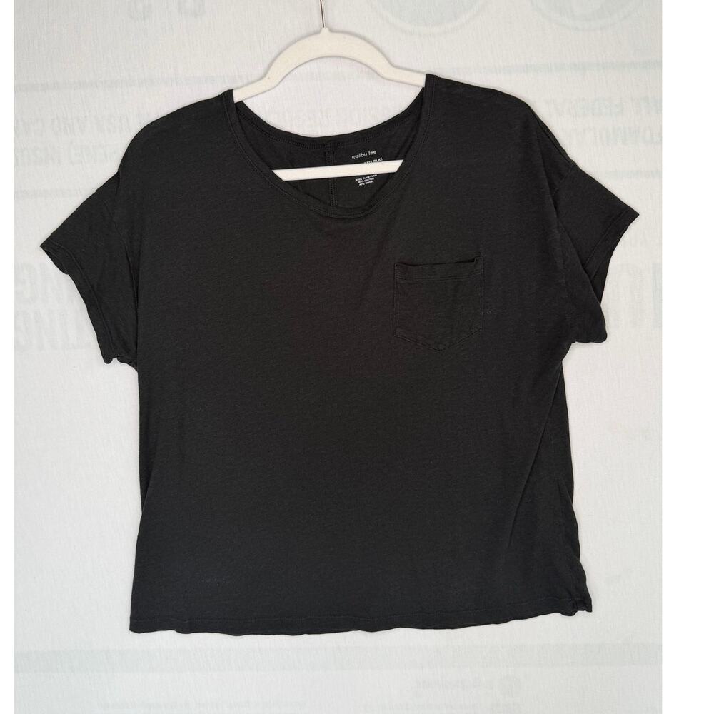 Banana Republic Malibu Black Tee Size Small